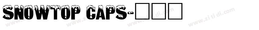 Snowtop Caps字体转换